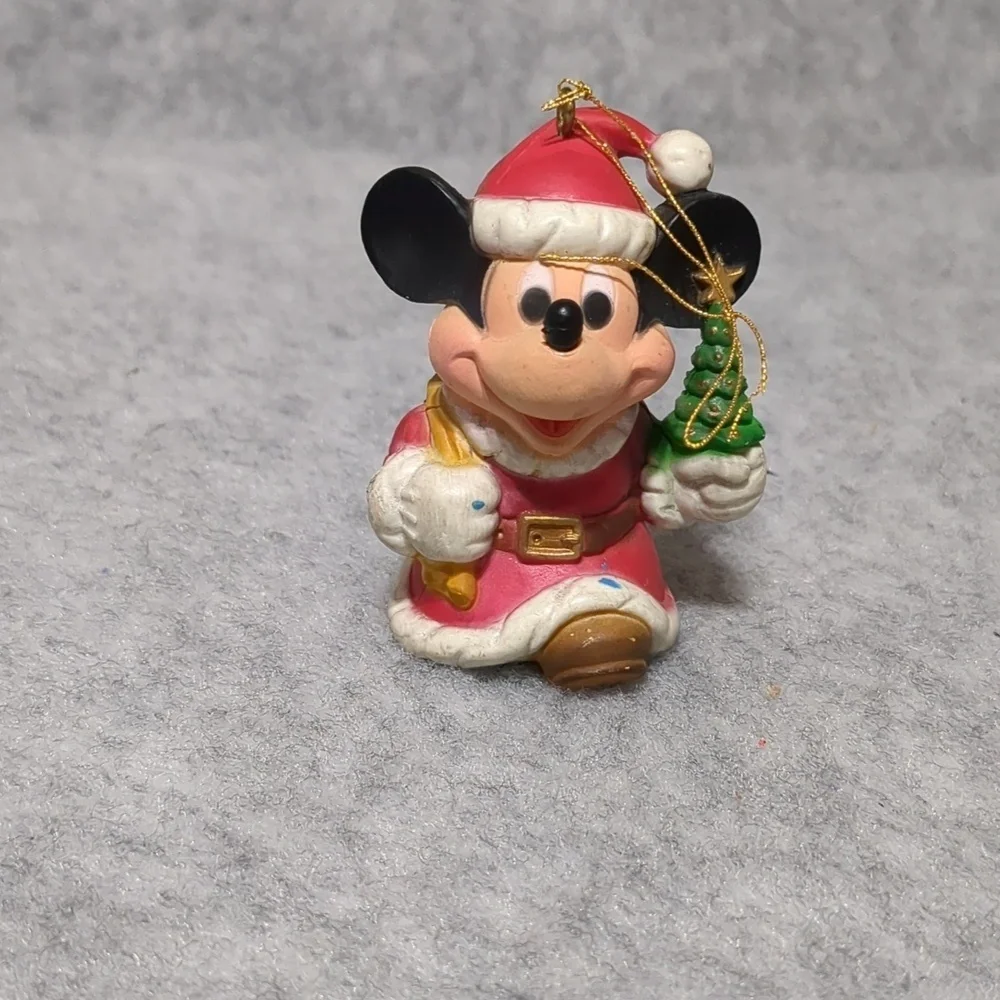Mickey Mouse Ornaments Lot Of 3